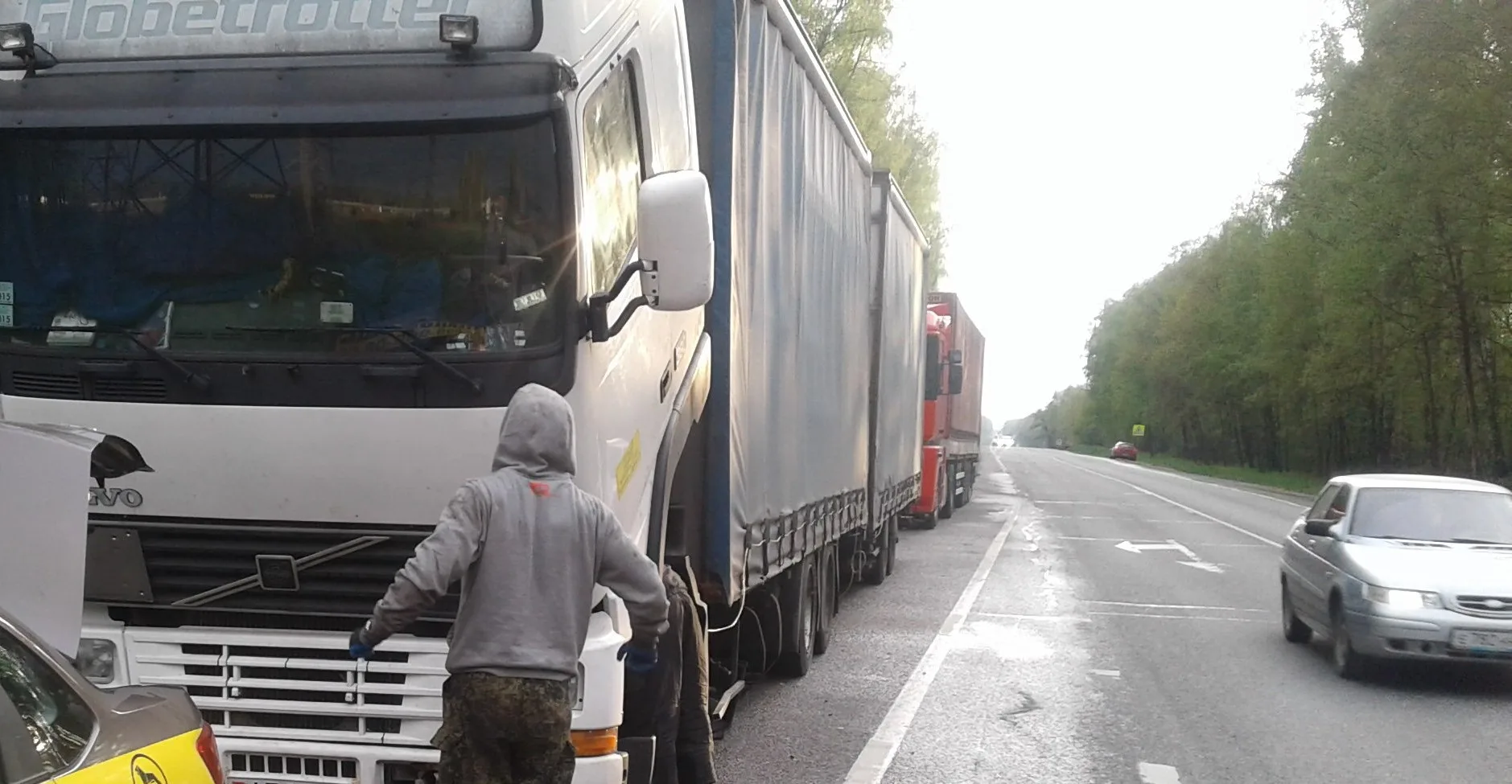 Замена подвесного подшипника Вольво ФШ