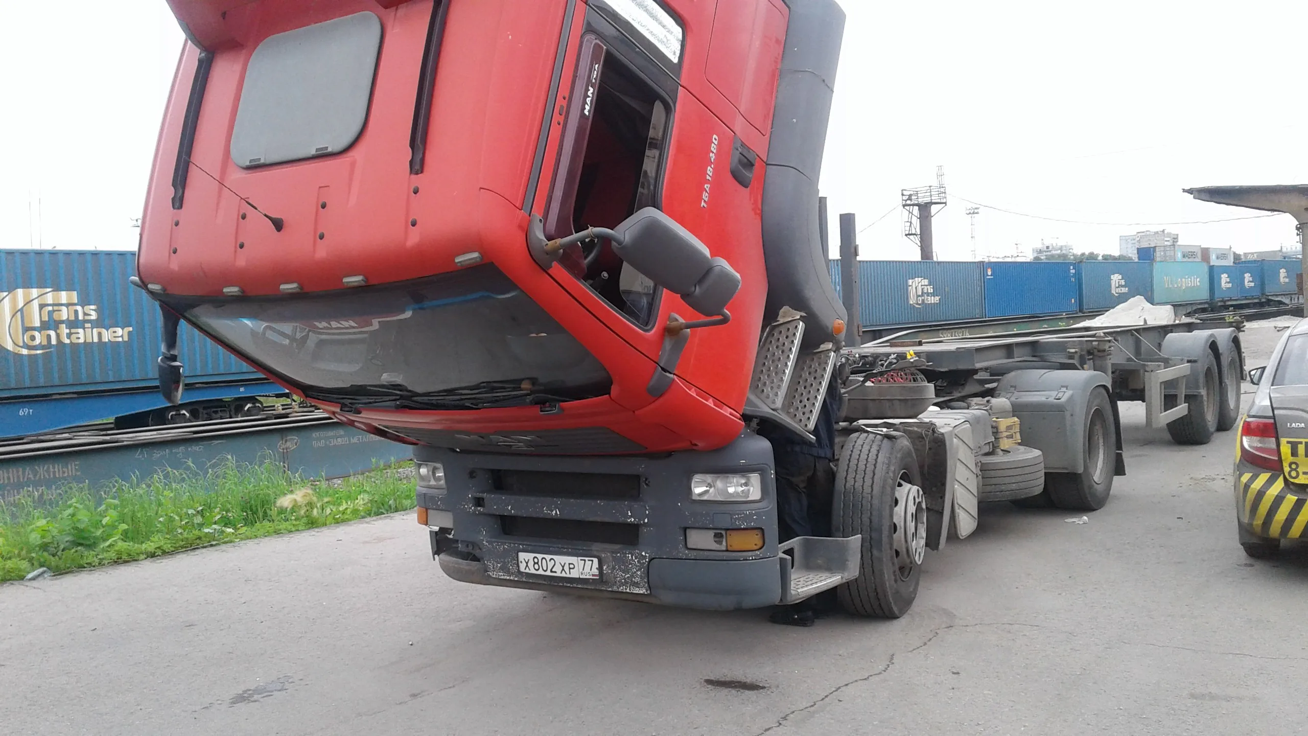 Замена помпы Ман ТГА